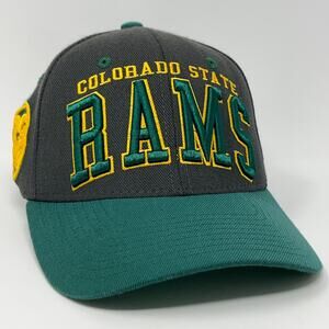 Colorado State Rams The Z Hat Baseball Cap CSU Zephyr Wool Blend Snapback Gray